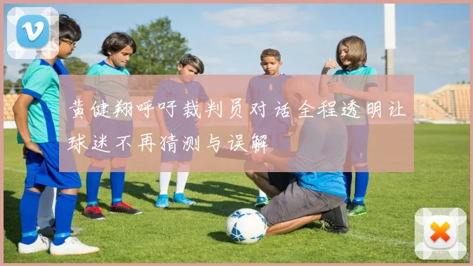 黄健翔呼吁裁判员对话全程透明让球迷不再猜测与误解