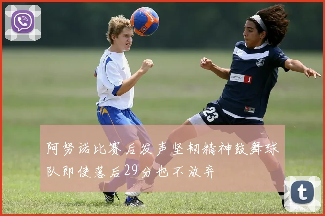 阿努诺比赛后发声坚韧精神鼓舞球队即使落后29分也不放弃